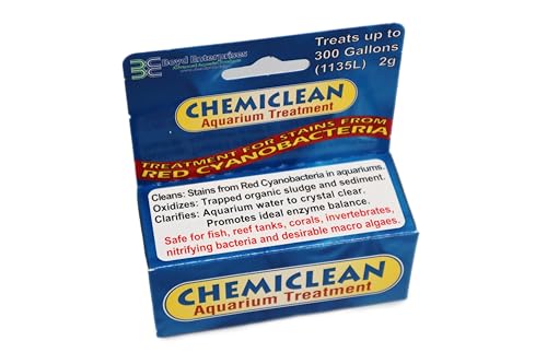 Boyd Chemiclean 2g, action efficace en eau douce et saline pour l'aquarium.