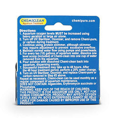 Boyd Chemiclean 2g assure la sécurité des poissons, coraux et invertébrés pendant le traitement.