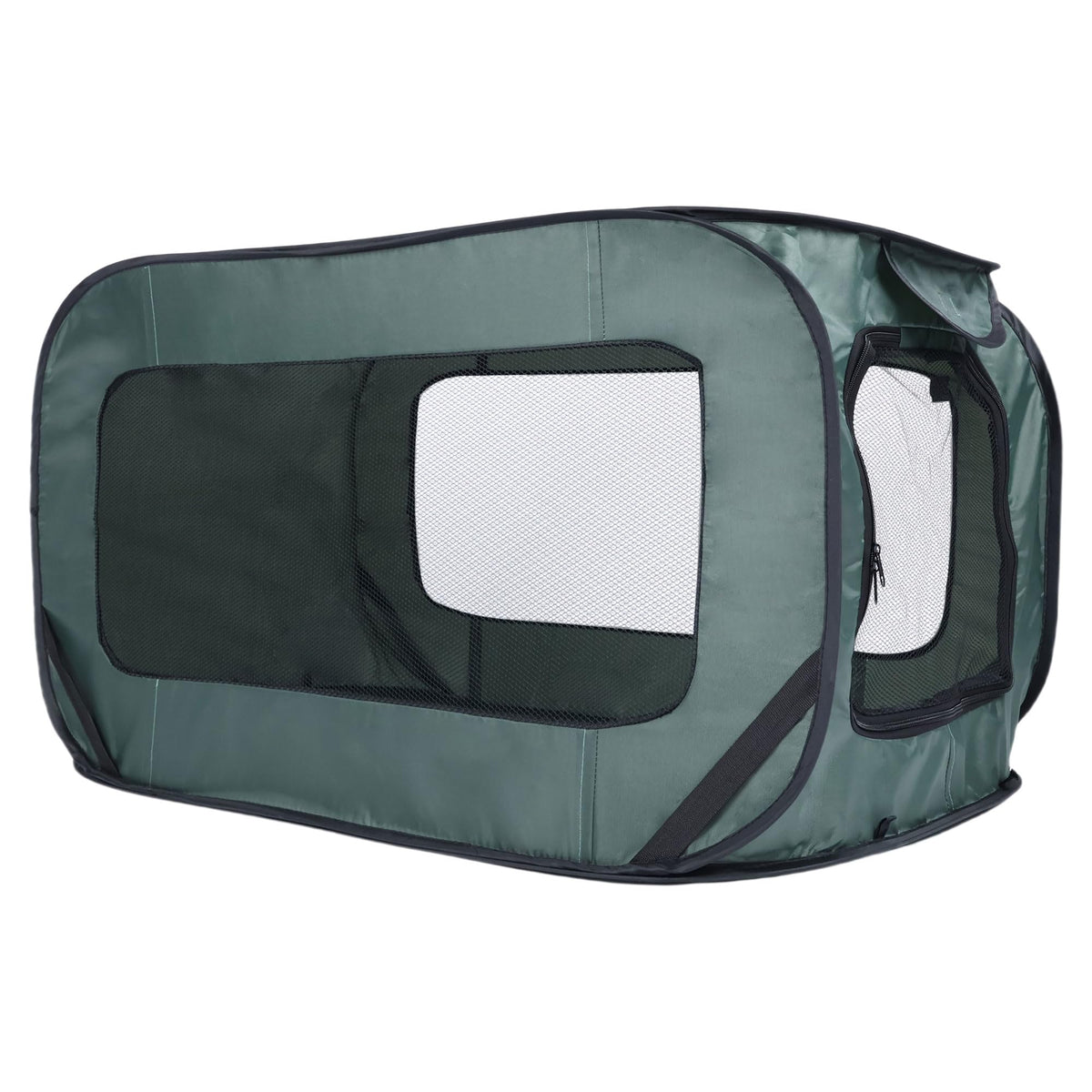 BOYUZHE cabane chien pliable 36 pouces, rangement facile et pratique.