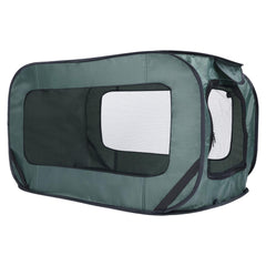 BOYUZHE cabane chien pliable 36 pouces, rangement facile et pratique.