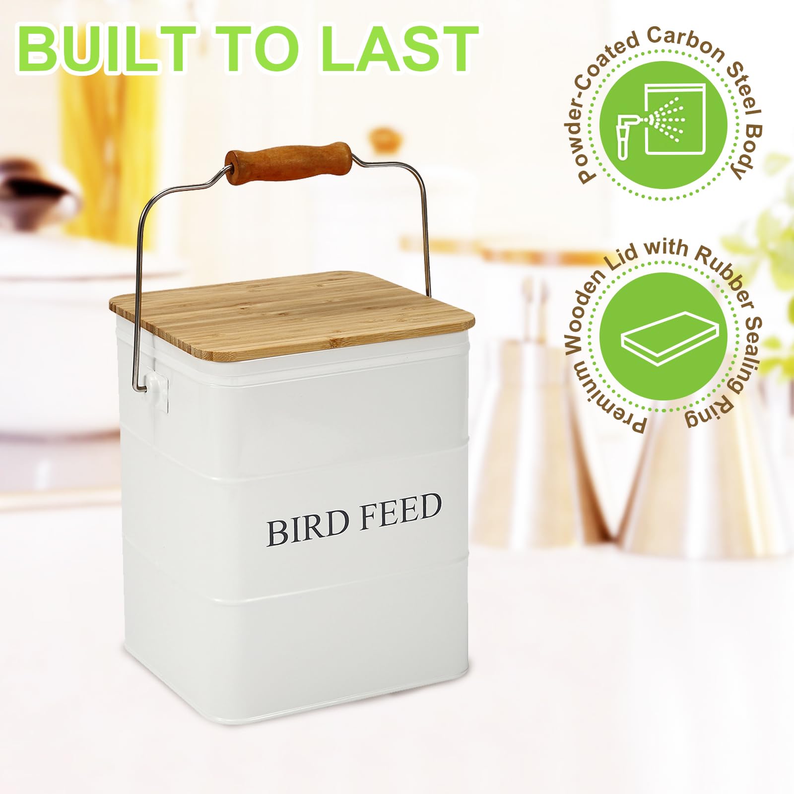 Brabtod relief-nourriture-oiseaux, repère rapidement le contenu.