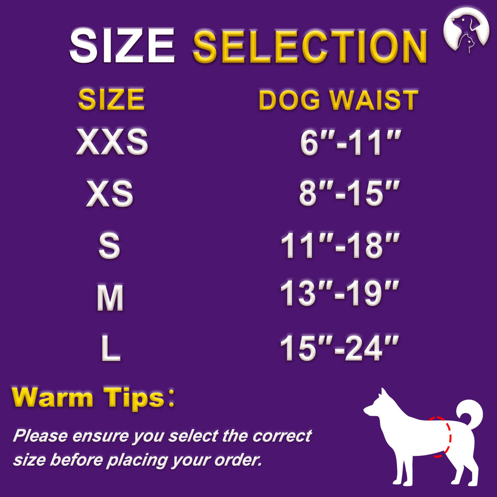Brandon-super couche absorbante pour chien femelle, surface douce et hypoallergénique.