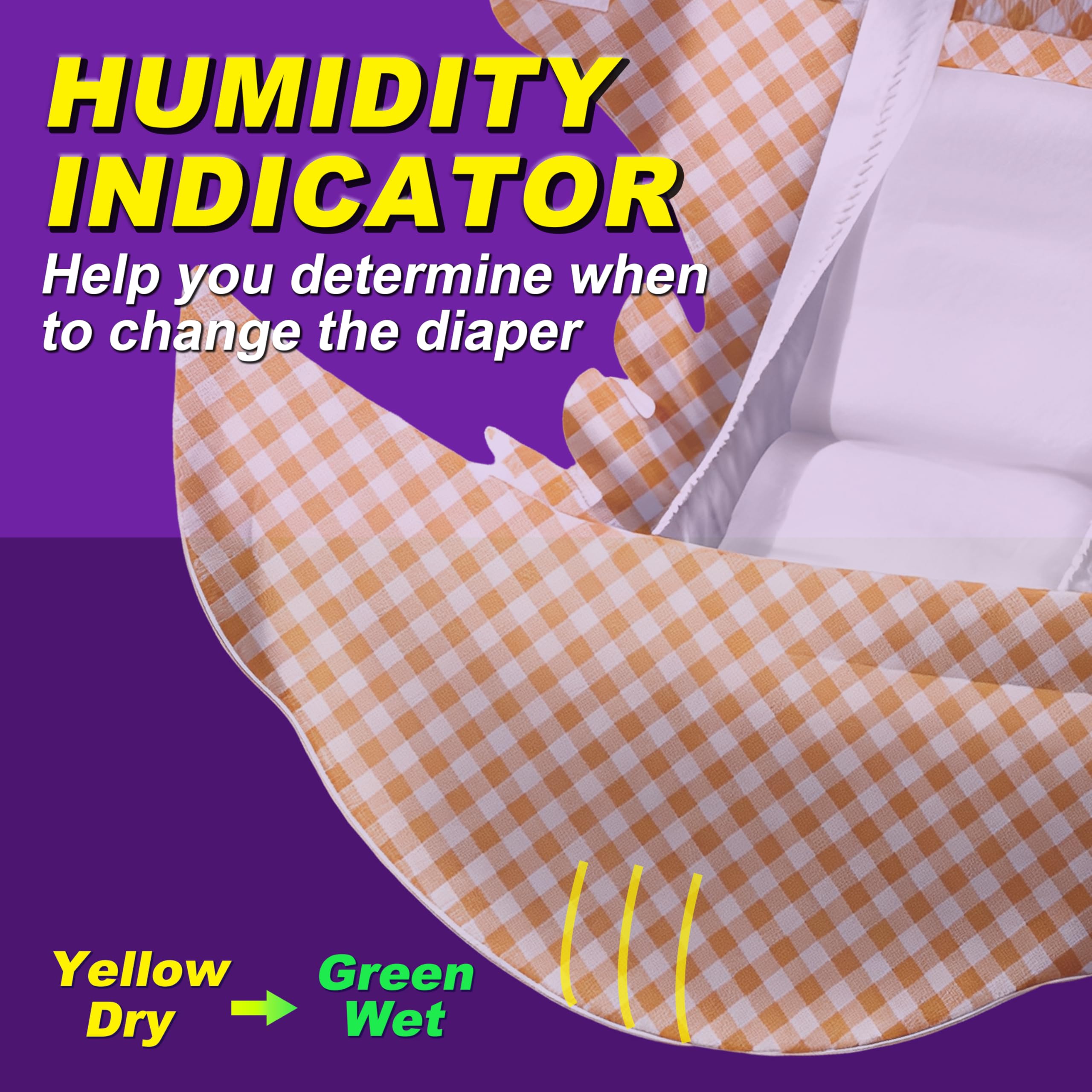 Indicateurs d’urine jaunes Brandon-super visibles.