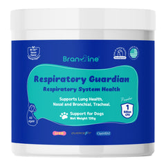 Branvine Respiratory Guardian 135 g en boîte, soutien potentiels des voies respiratoires du chien