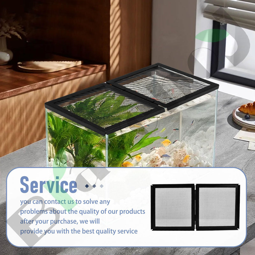 Compatible avec aquariums de 10 à 20 gallons, finition noire Braveboy.