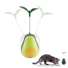 BRAVEGARE jouet distributeur pour chat en forme d avocat, stimule curiosité et enrichissement.