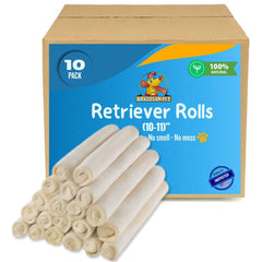 Rouleaux premium Brazilian Pet 10-11 pouces pour gros mâcheurs.