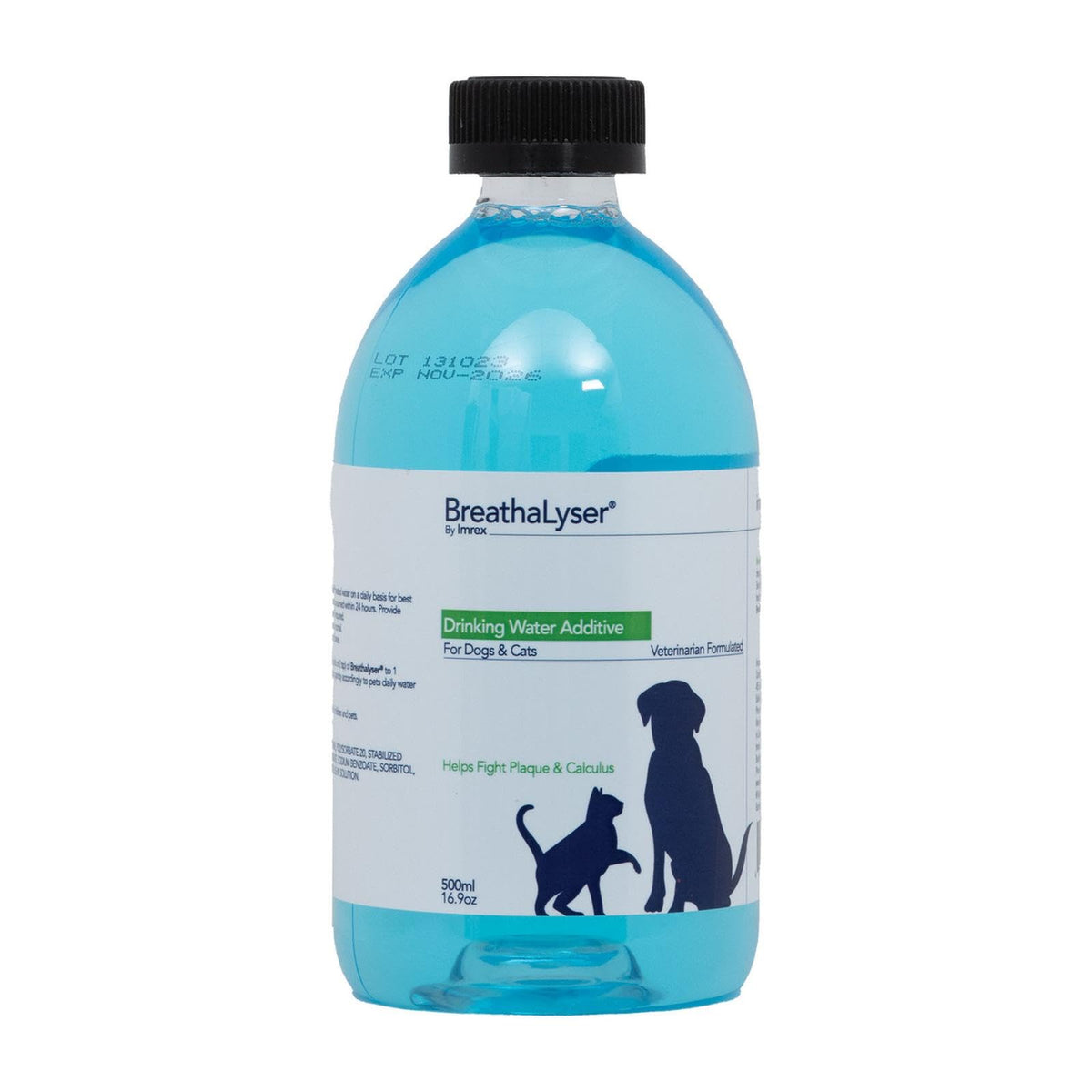 Breathalyser Plus, additif eau chien pour haleine fraîche et tartre réduit