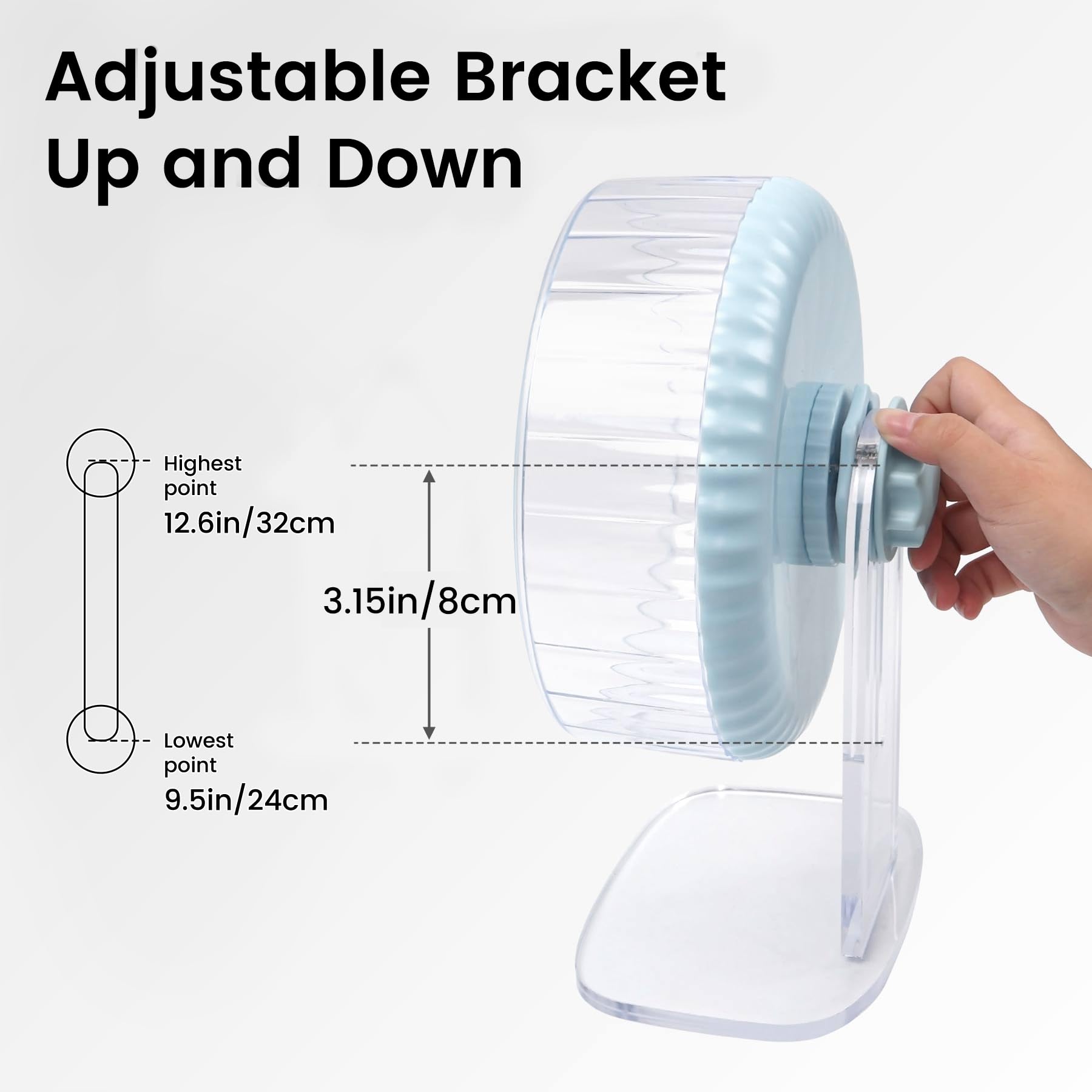 Hauteur réglable BREENHILL, adaptable pour hamsters et petits animaux.