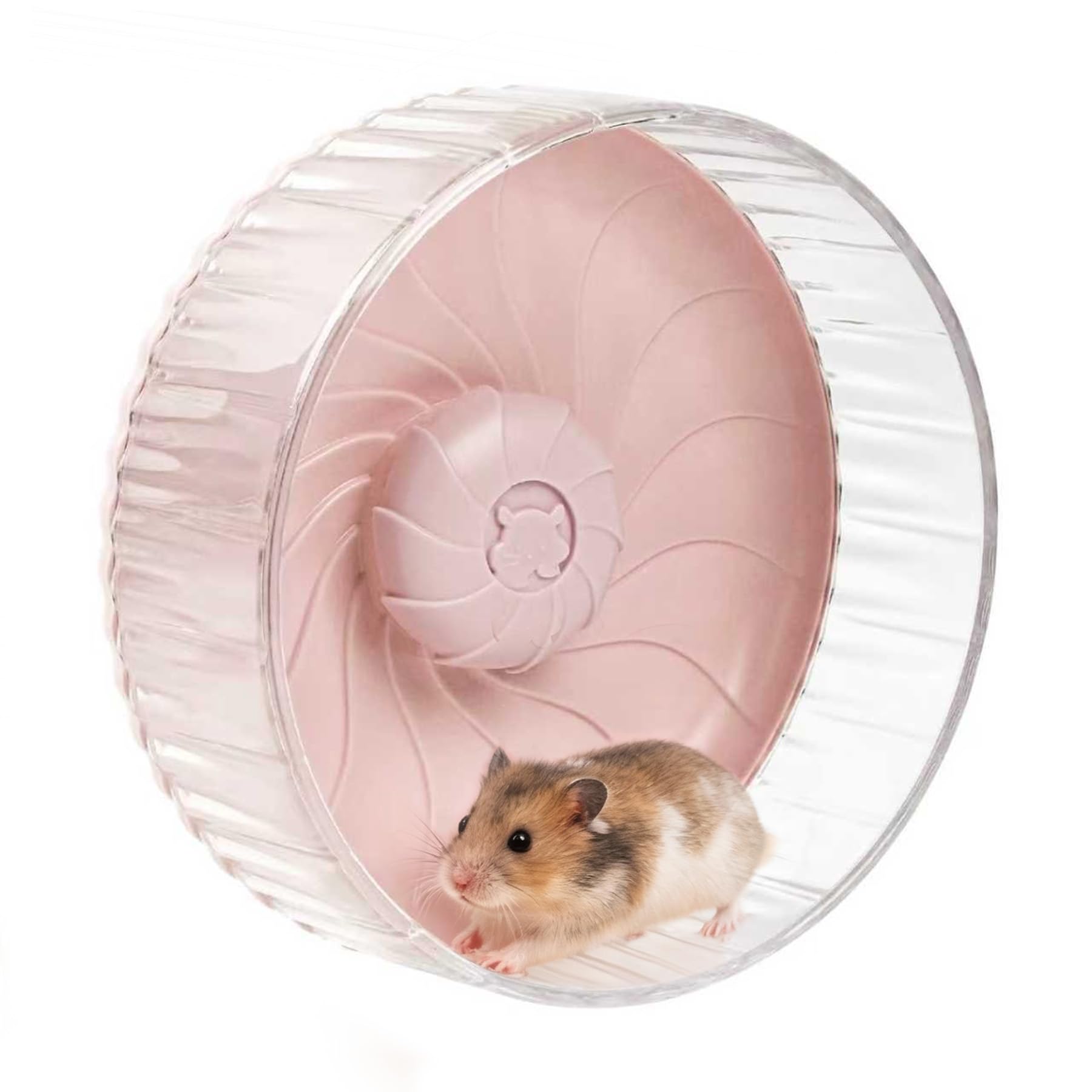 Roue silencieuse BREENHILL 10 pouces rose en action, idéale pour sessions calmes nocturnes