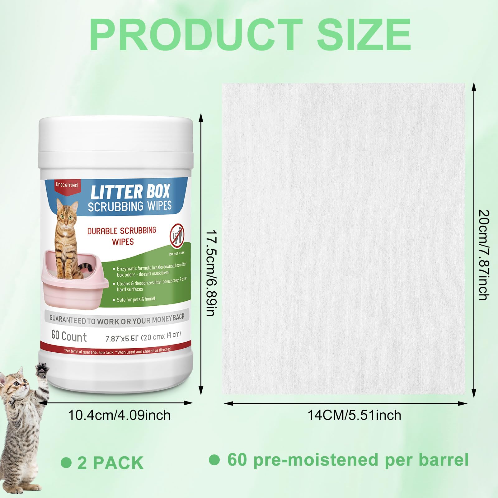 Breling lingettes non tissées, capuchon dispensateur pratique et facile à utiliser.