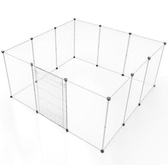 Pan de jeu transparent Brian & DANY pour petits animaux, espace sûr et spacieux.
