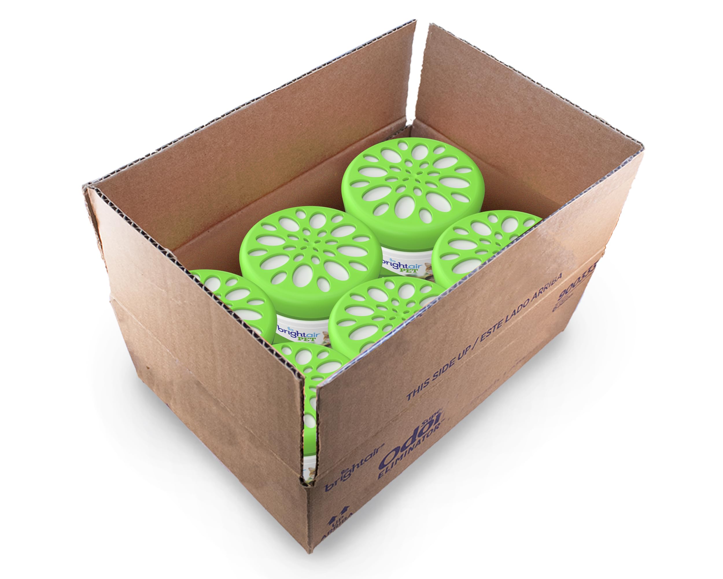 Bright Air emballage-recyclable: option durable pour remplacer les gels usagés.
