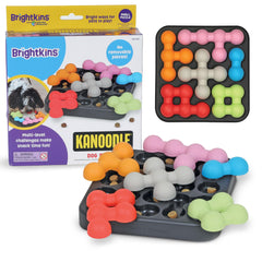 Brightkins Kanoodle chiot-interactif: stimulation mentale et amusement pour petit chien.