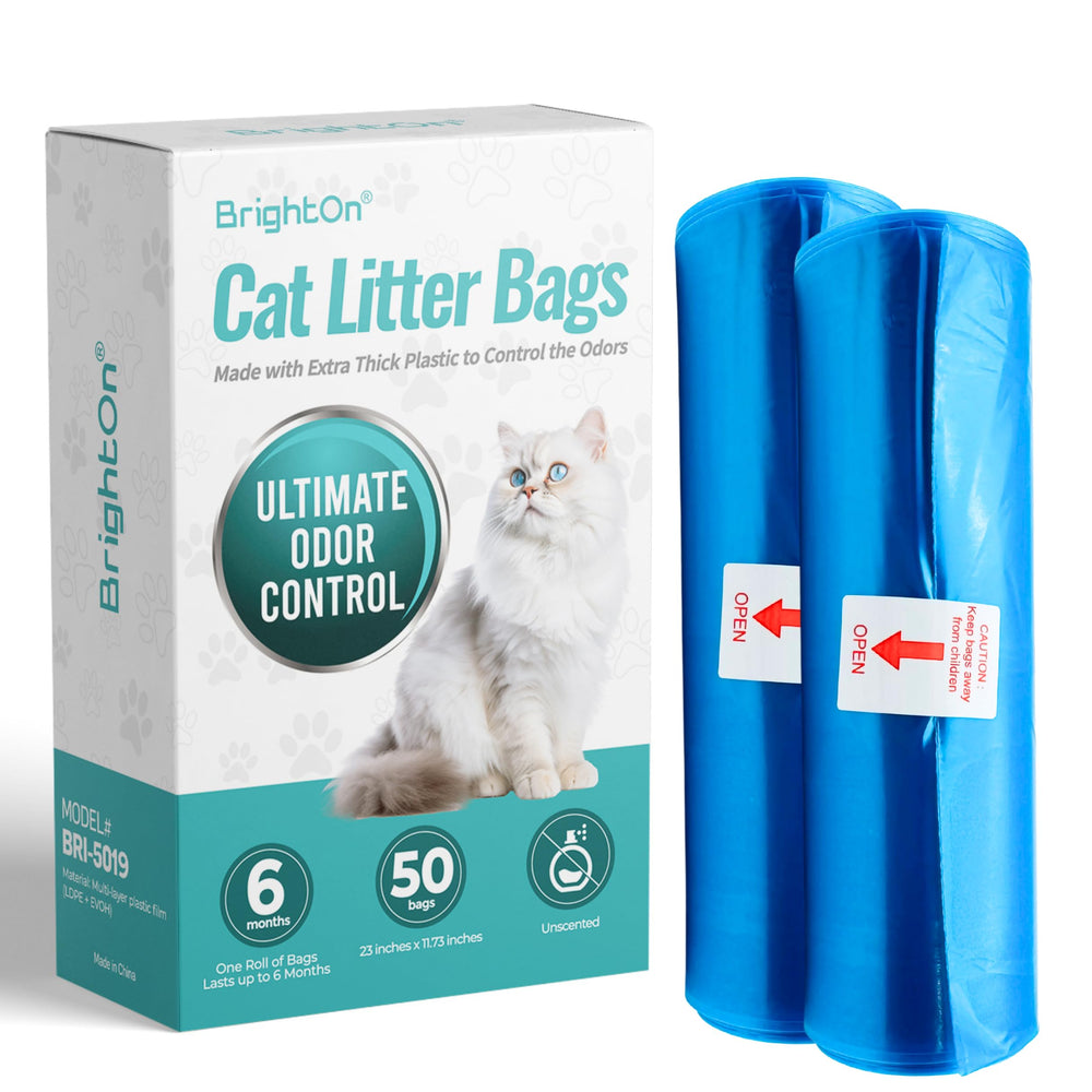 BrightOn rouleau de sacs pour Litter Genie Easy Roll, emballage pratique.