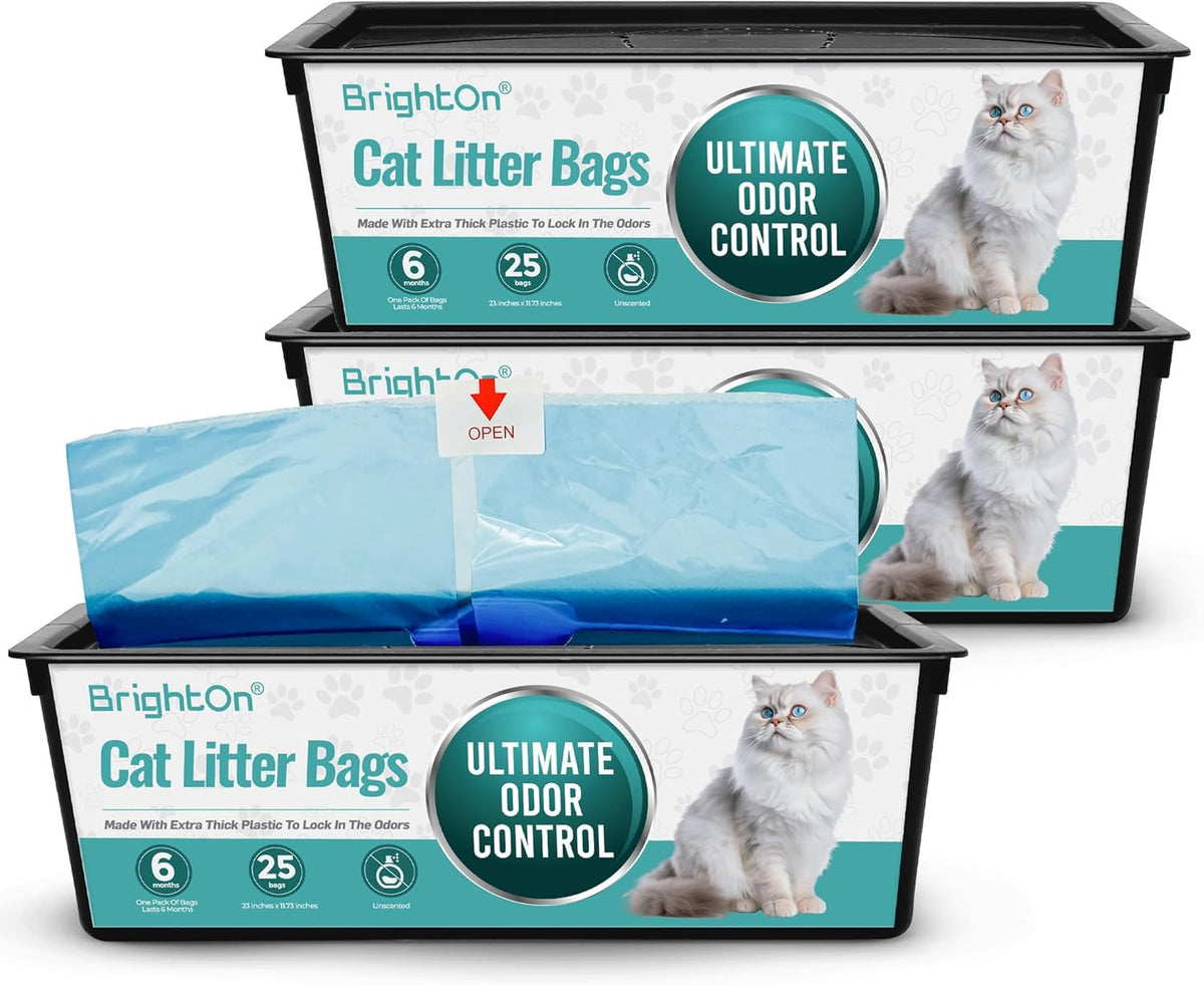 BrightOn sacs litière Gen ie Easy Roll prêts à être insérés pour un remplissage sans effort.
