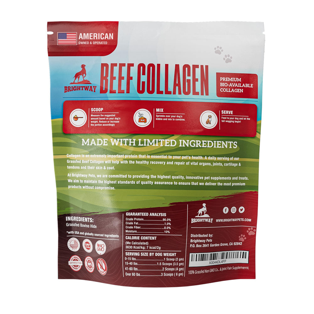 Brightway Pets collagene chien - cuillere-doseuse, dosage pratique.