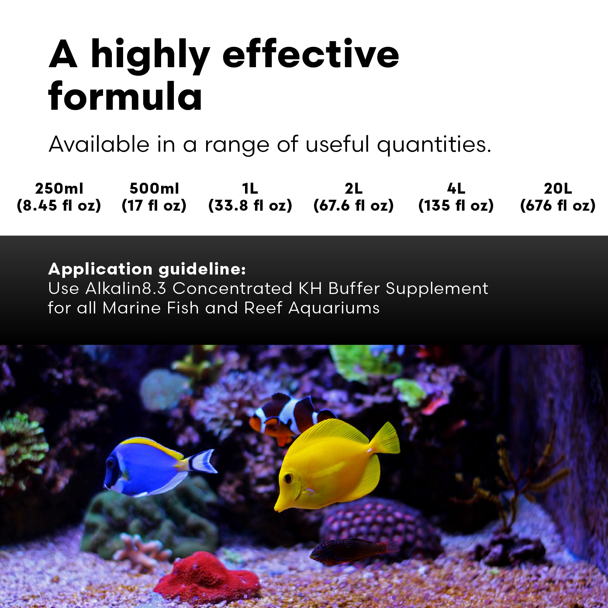 Brightwell Aquatics Alkalin8.3 — carbonates utiles pour l’aragonite des coraux