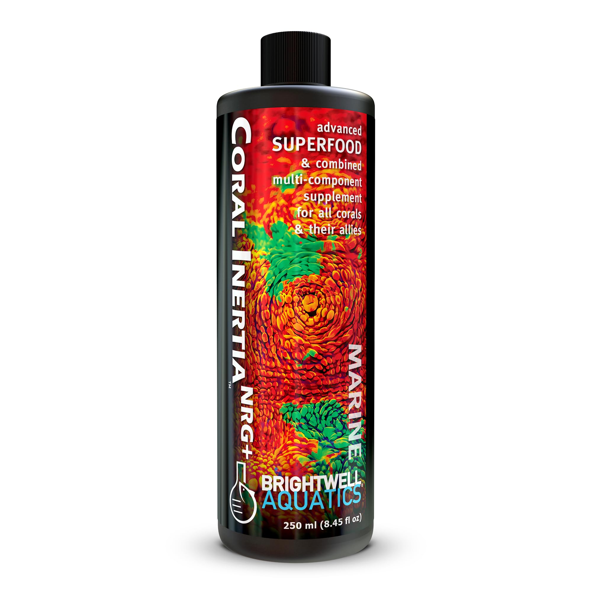 Brightwell Aquatics Coral Inertia NRG+ dans la bouteille, nourrissage précis des coraux.