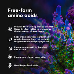 CoralAmino Brightwell Aquatics, dosage précis pour une alimentation contrôlée du bac récifal.