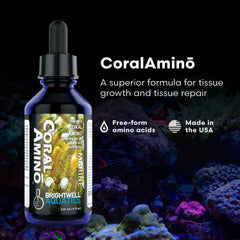 Brightwell Aquatics CoralAmino proportions d'acides aminés idéales pour les tissus coralliens