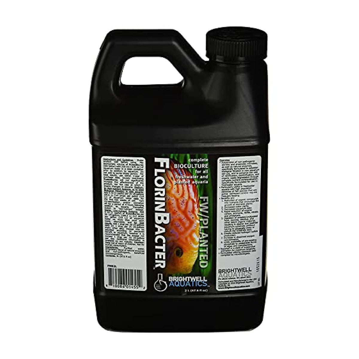 FlorinBacter7 Brightwell Aquatics, bouteille de conditionneur soutenant la filtration biologique.