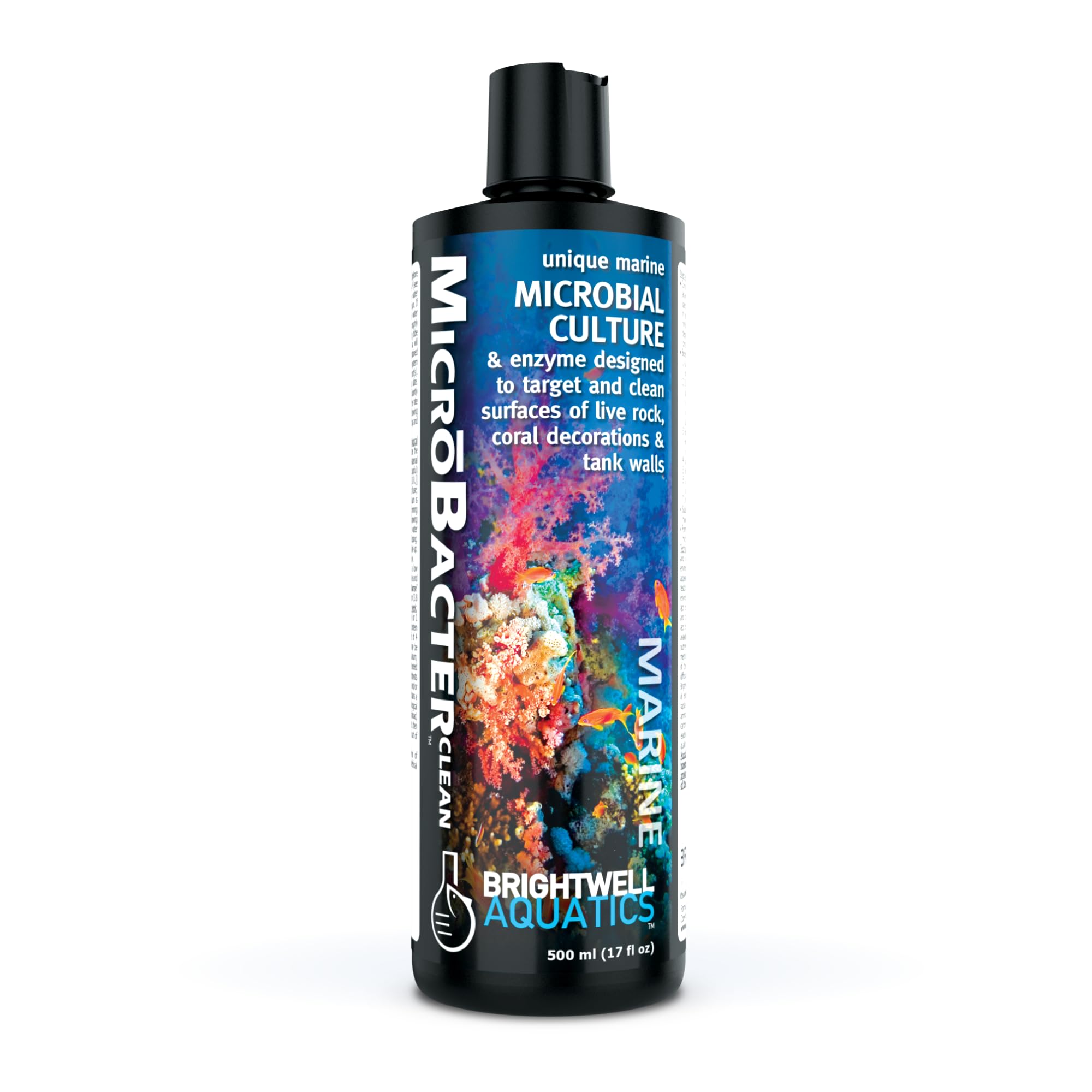 Brightwell Aquatics MicroBacter Clean – bouteille prête à l’emploi, améliore le nettoyage des surfaces vivantes.
