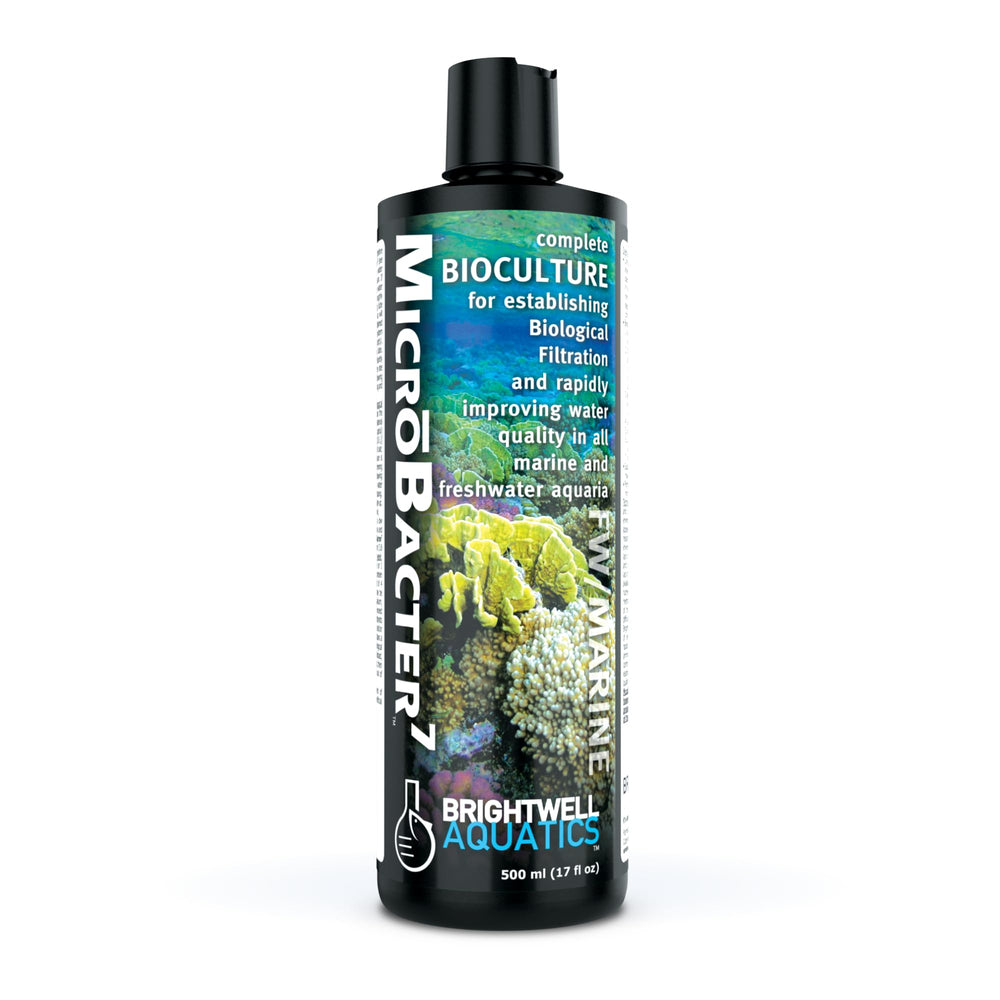 Brightwell Aquatics MicroBacter7, bouteille-bioculture, améliore la filtration biologique de l'aquarium