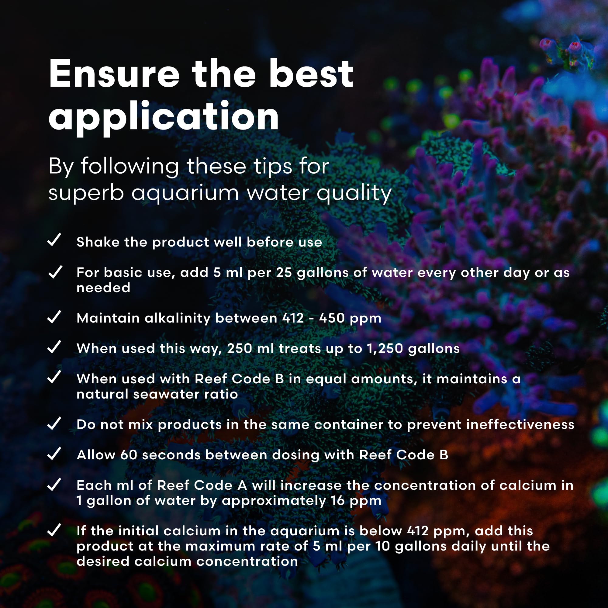 Qualité américaine, formulation scientifique par Brightwell Aquatics pour les aquariums.