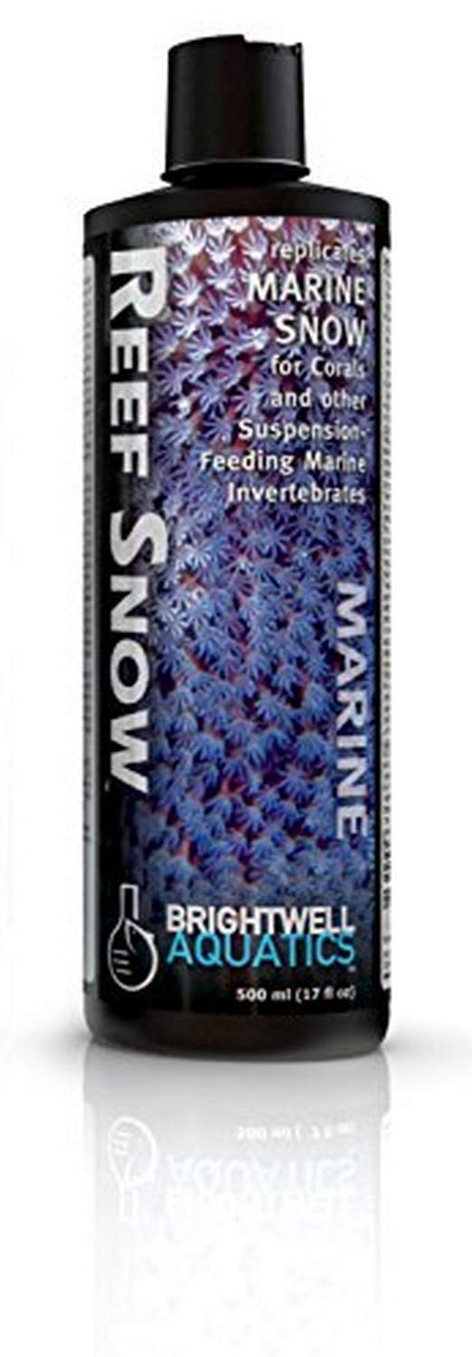 Brightwell Aquatics Reef Snow, bouteille-nourrissement, favorise l’alimentation nocturne des coraux.