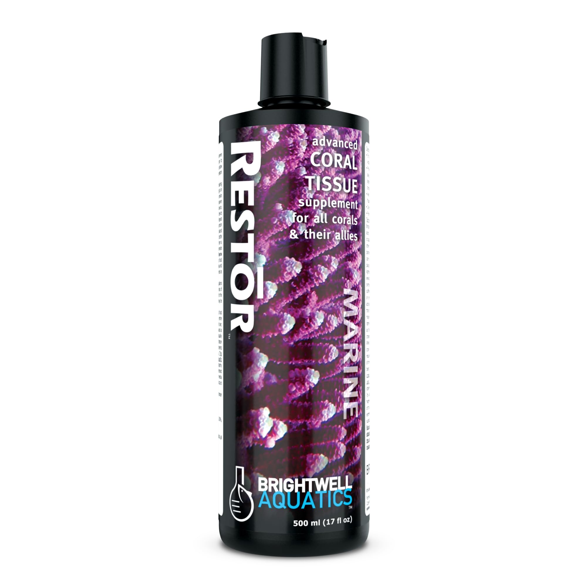 Restor Brightwell Aquatics – bouteille de liquide pour tissu corallien favorisant la croissance.