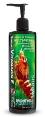 Brightwell Aquatics Shrimp Vitamarin F, bouteille – supplément vitaminé pour crevettes et crustacés d'eau douce.