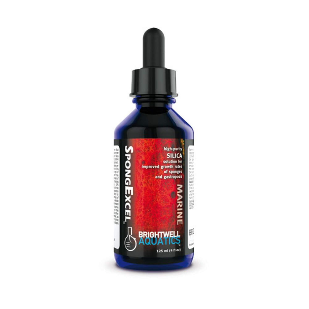 Brightwell Aquatics SpongExcel — bouteille-125ml: stimule croissance des éponges et filtration naturelle.