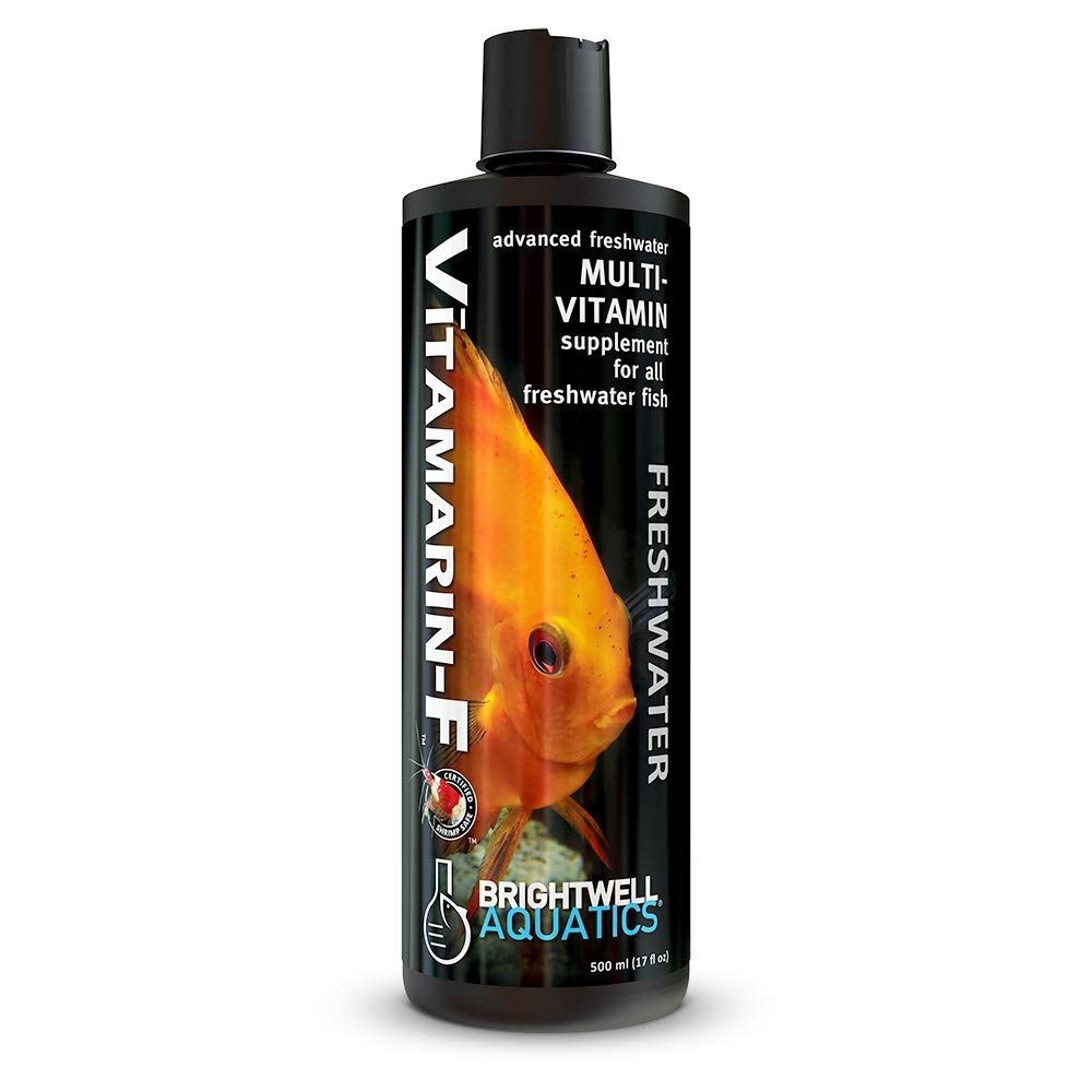 Vitamarin F de Brightwell Aquatics en gros plan, dosage facile.