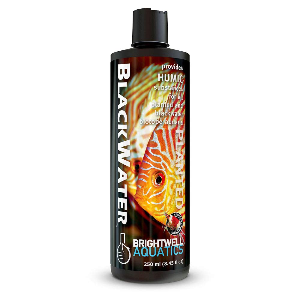 Brightwell Aquatics BlackWater bouteille 250 ml, amélioration des eaux noires et absorption des nutriments.