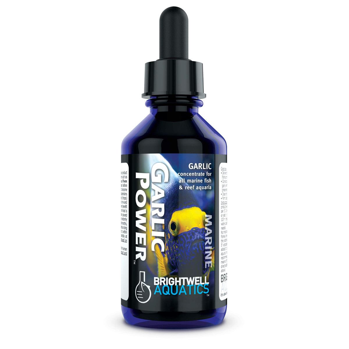 Brightwell GarlicPower, bouteille prête au versement pour stimuler l'appétit des poissons difficiles.