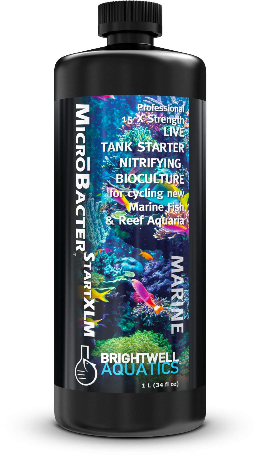 Brightwell MicroBacter Start XLM, bouteille concentrée favorisant le cycle biologique.