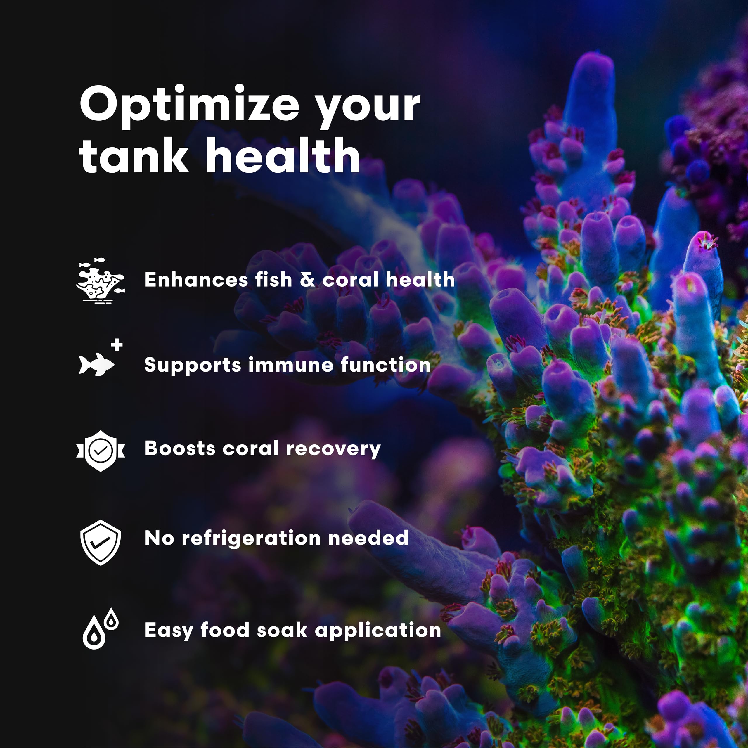 Vitamarin-M Brightwell Aquatics – Invertébrés obtiennent soutien immunitaire et énergie.