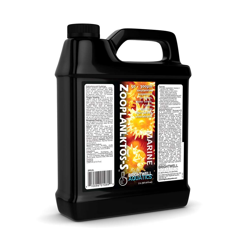 Brightwell Zooplanktōs-S: bouteille de zooplancton nourrissant coraux et invertébrés.