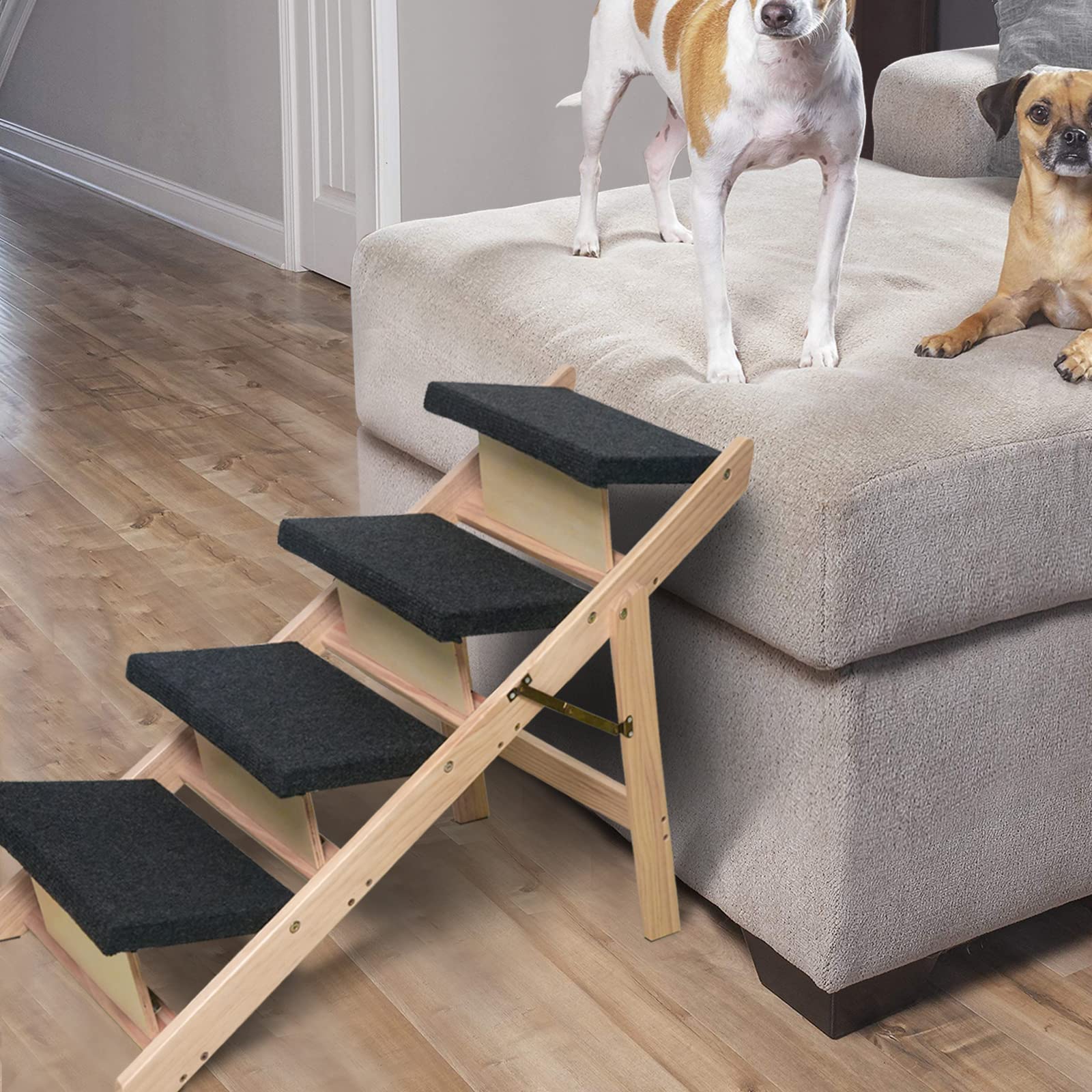BRIKY escalier pour chien de toutes tailles facilitant l acces aux meubles