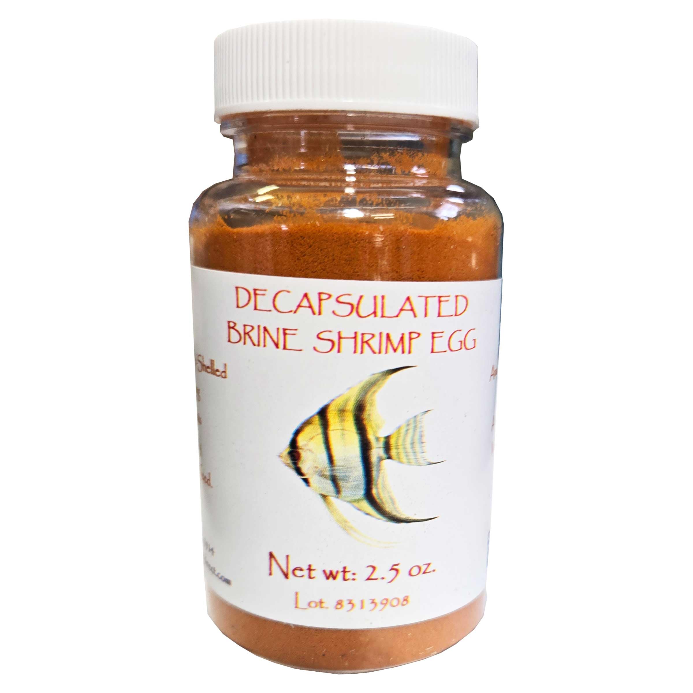 Brine Shrimp Direct œufs décapsulés en bocal, nourrir les alevins rapidement.
