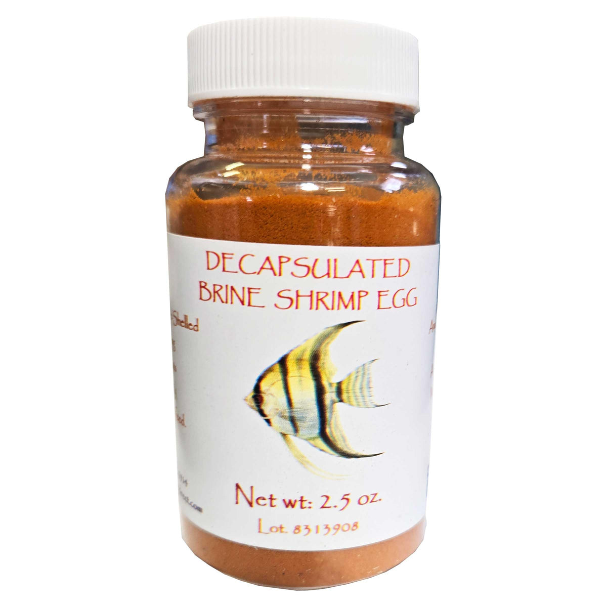 Brine Shrimp Direct œufs décapsulés en bocal, nourrir les alevins rapidement.