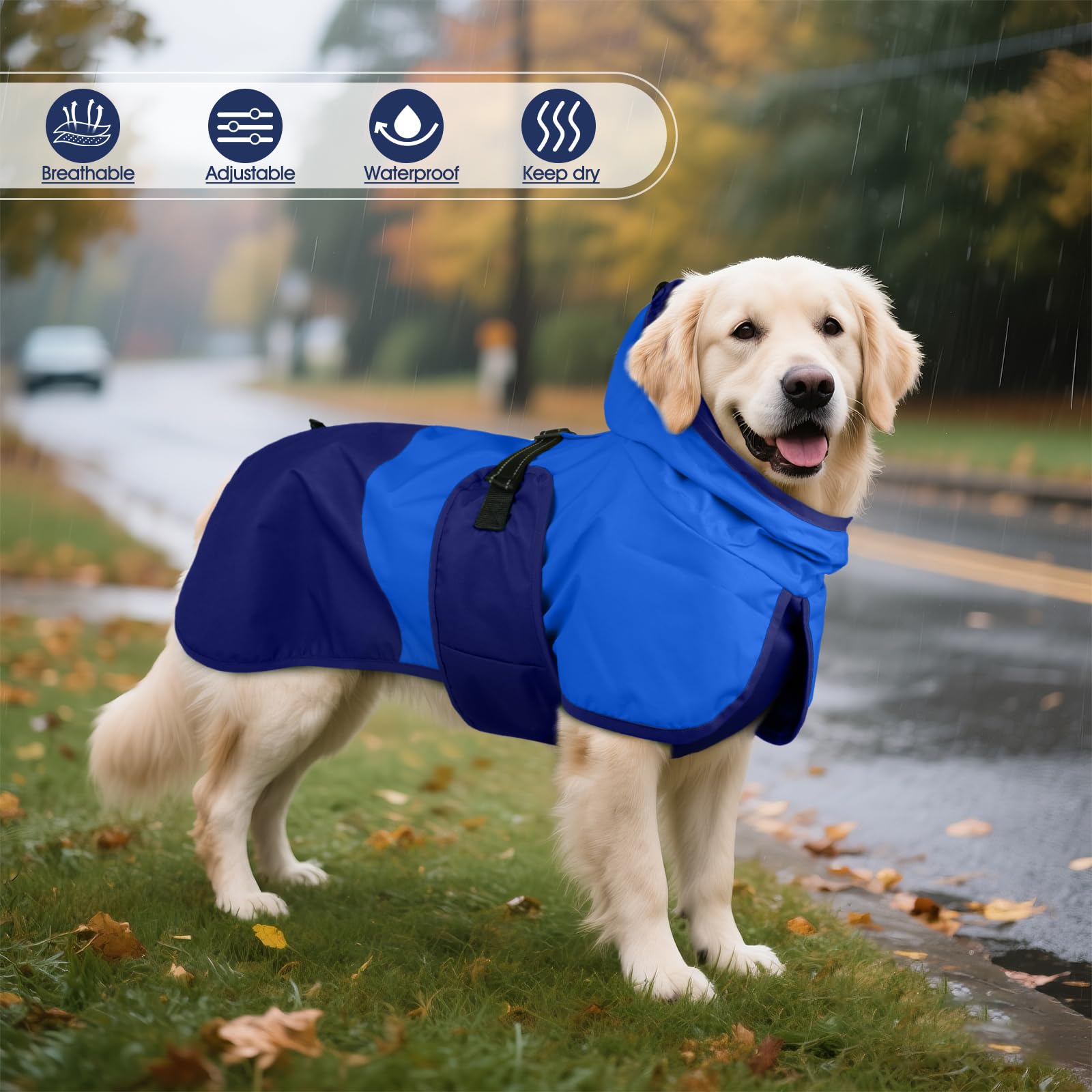 BRKURLEG tissu imperméable léger, confort durable pendant les sorties quotidiennes.