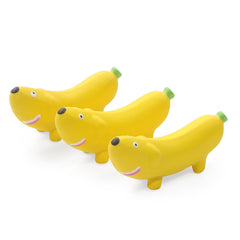 BRMDT banane jouet chien cri, stimulation auditive pour chien joueur.