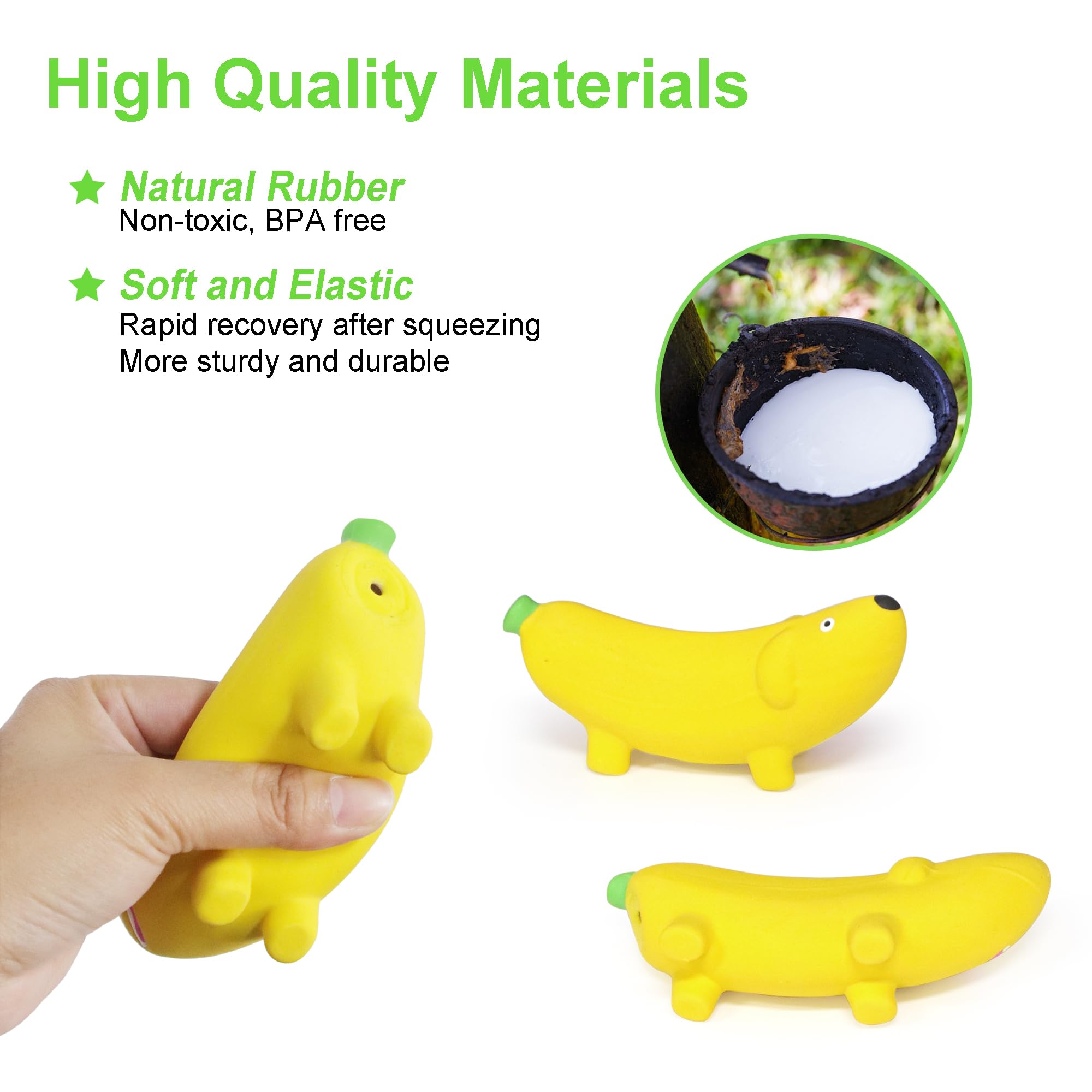 BRMDT banane jouet chien réaliste, design unique pour jeux interactifs.
