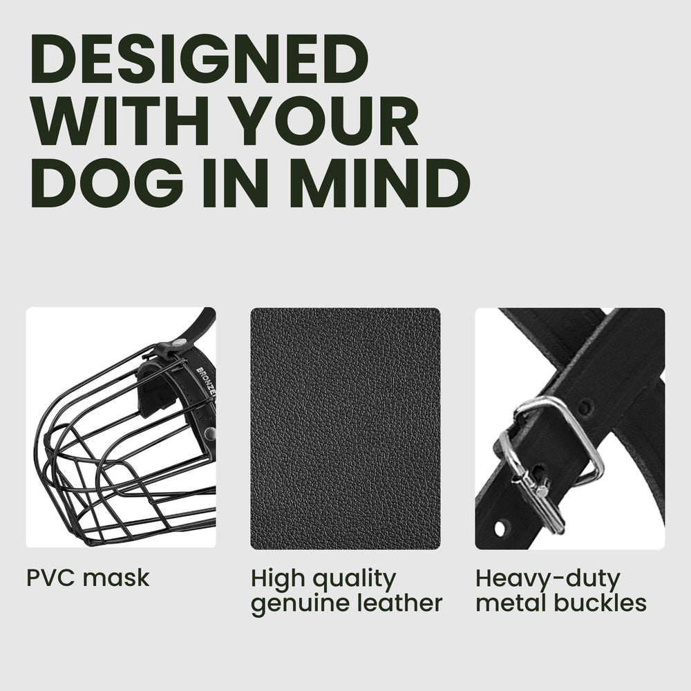 Bronzedog masque-chien ergo-respiration, ventilation optimale pendant l’utilisation.