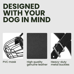 Bronzedog masque-chien ergo-respiration, ventilation optimale pendant l’utilisation.
