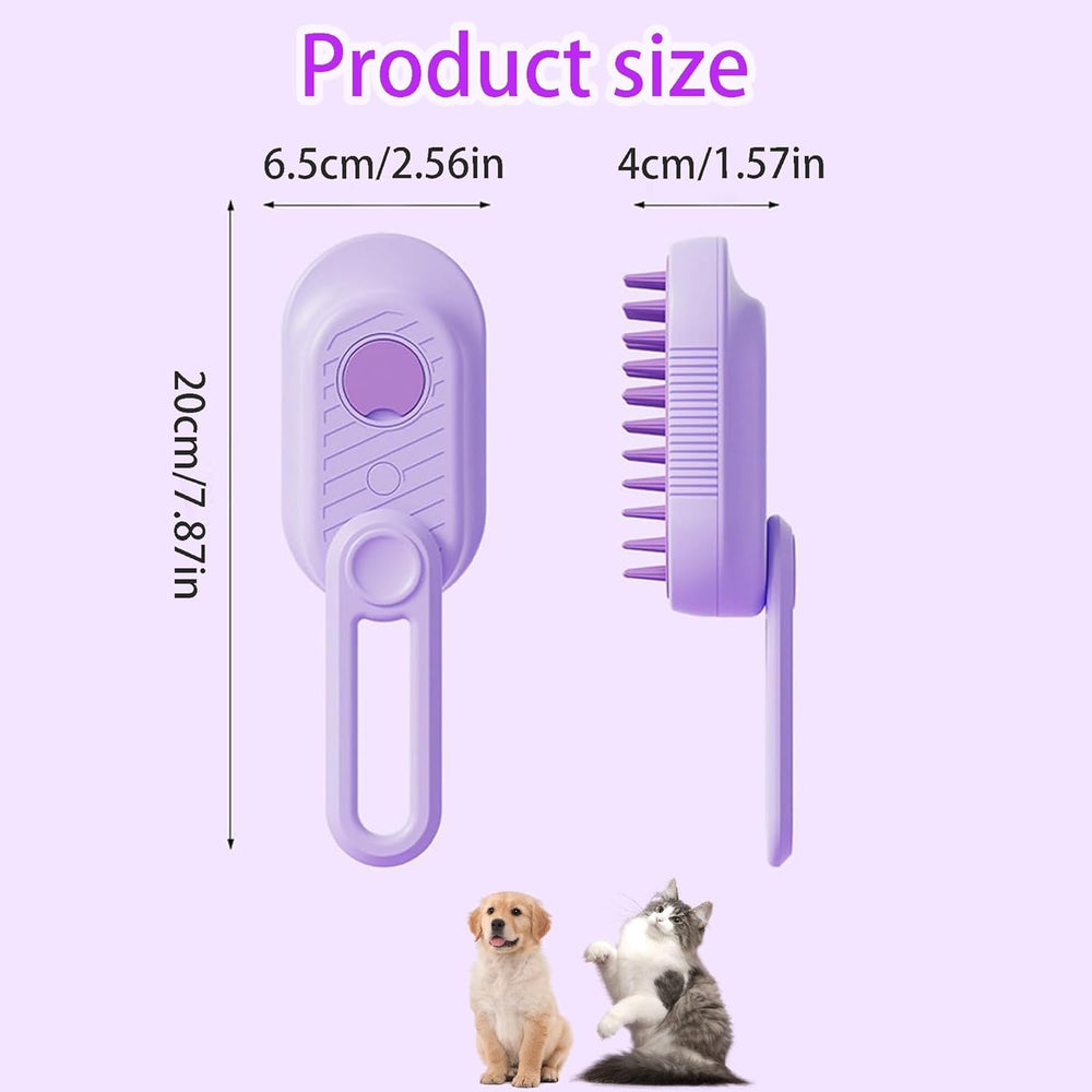 3 en 1 brosse vapeur chat utilisation quotidienne pour soin et massage doux