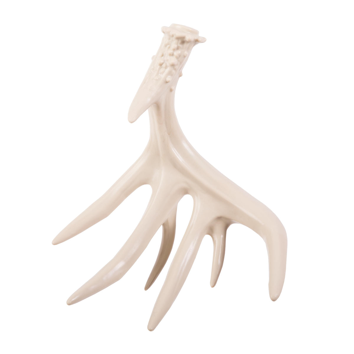 Browning Antler Chew Toy White: aperçu réaliste pour stimuler le jeu de chasse.