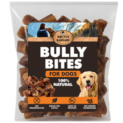 BRUTUS ET BARNABY Bouchées Bully Stick, sac refermable pour garder l'arôme.
